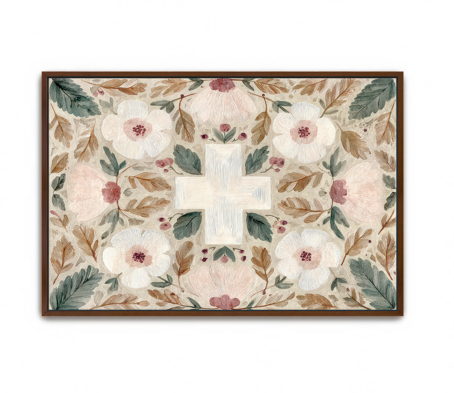 a christ centered home - garden (canvas)