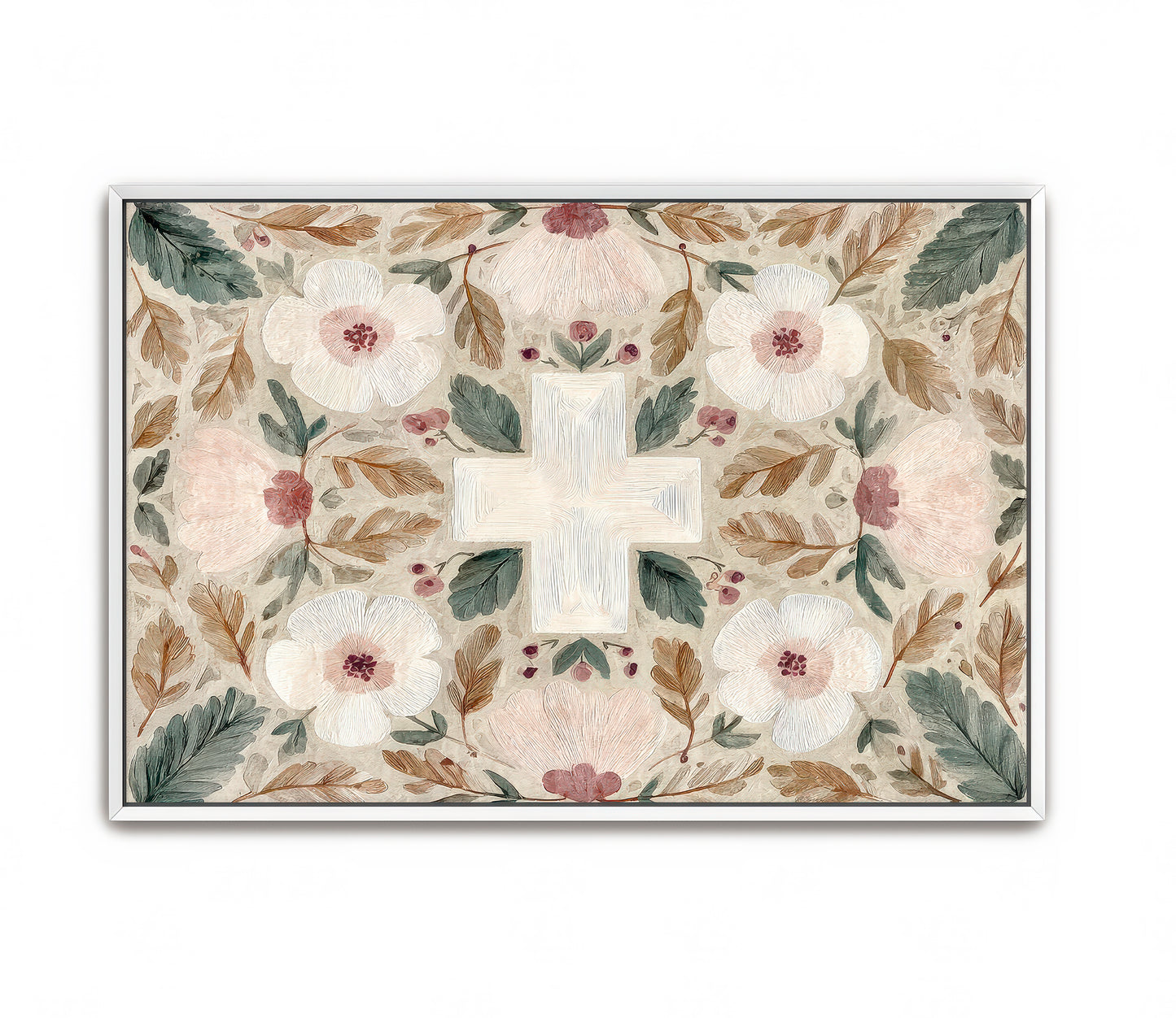a christ centered home - garden (canvas)