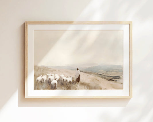 Following The Shepherd - print