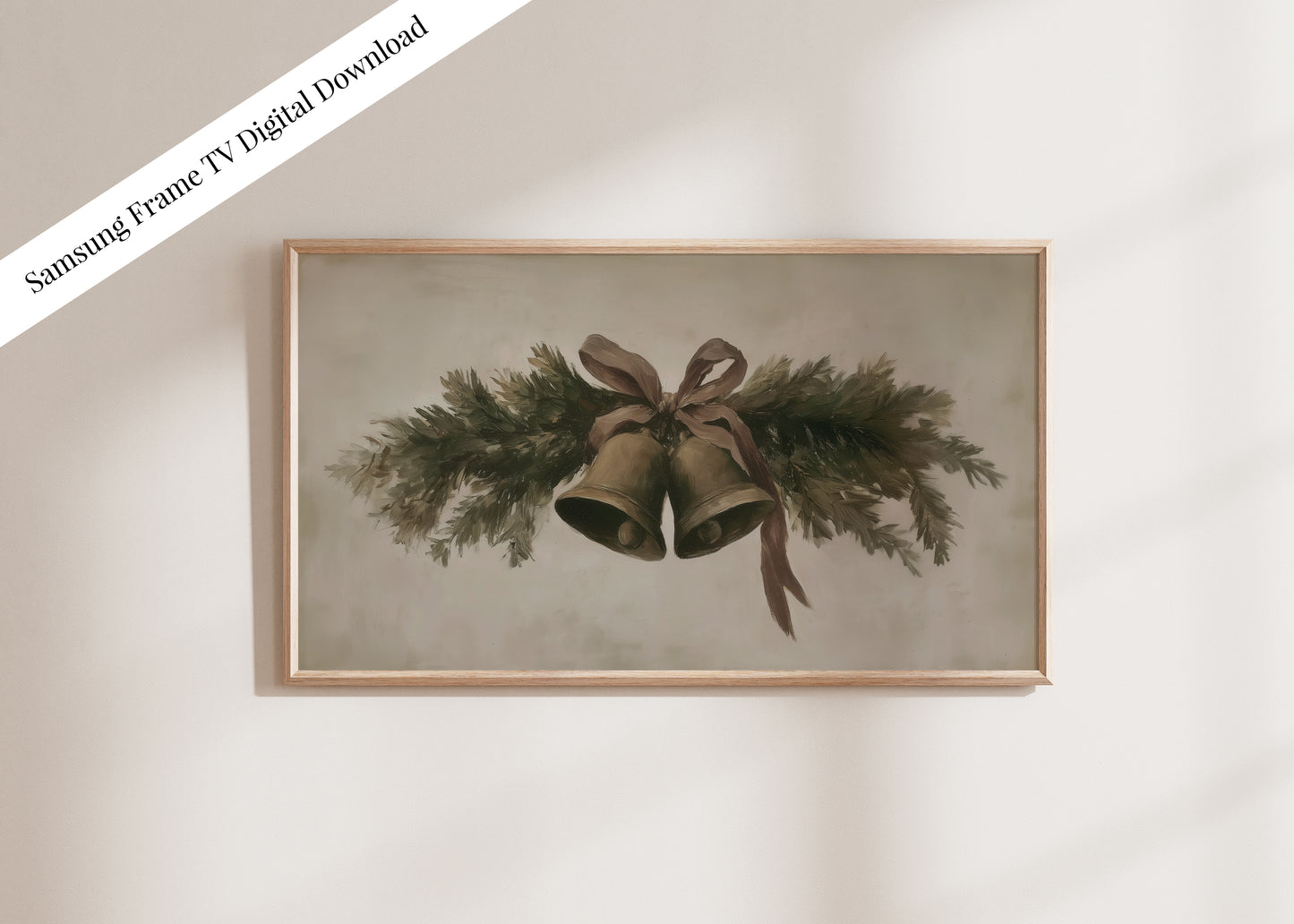 christmas bells - digital download for samsung frame tv