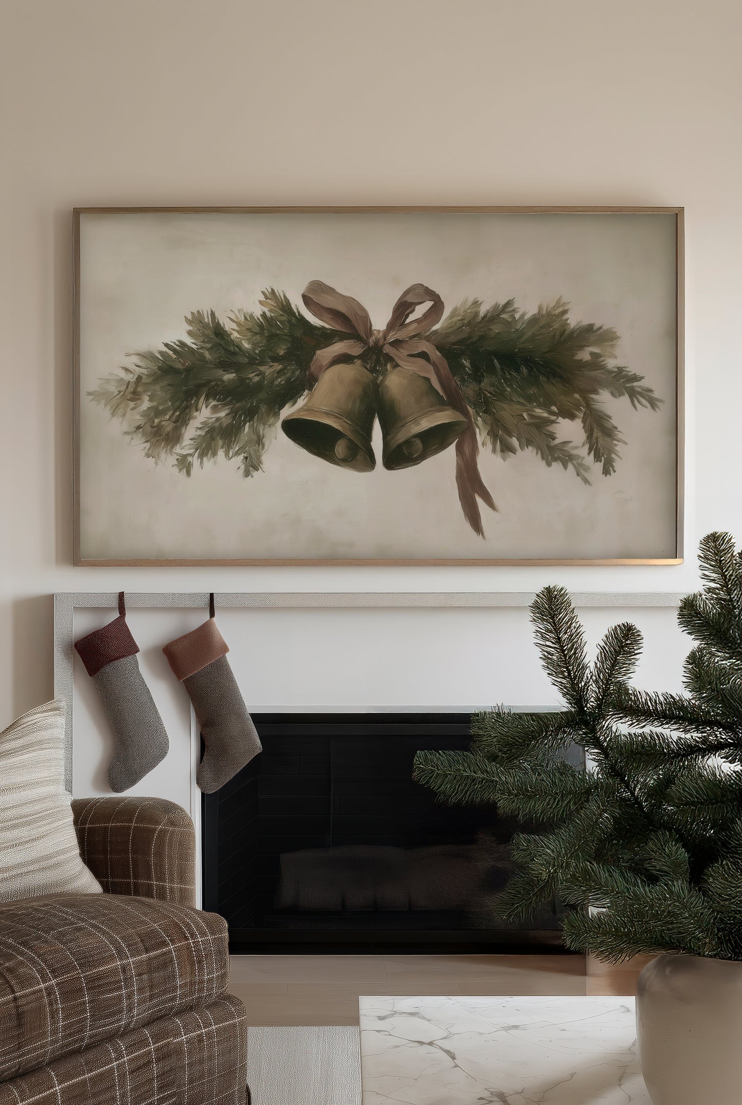christmas bells - digital download for samsung frame tv
