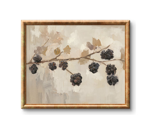 Fruit of the spirit - Blackberries - print