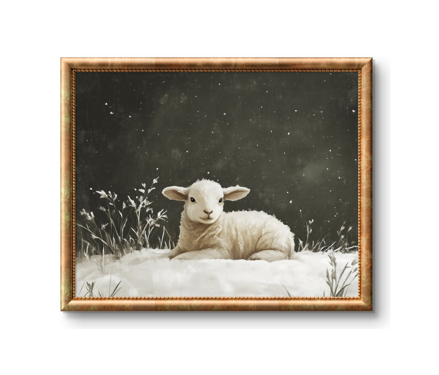 white as snow - print