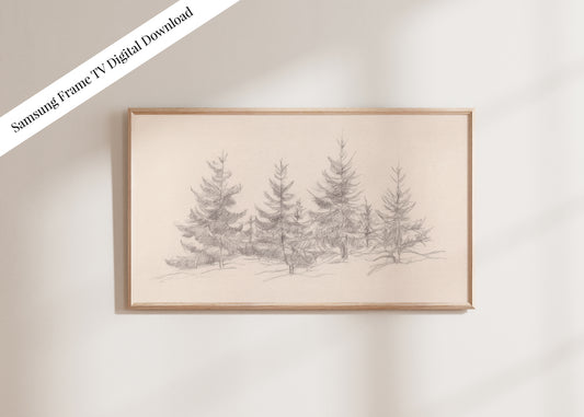Cedars Of Christmas - Digital Download for Samsung Frame TV