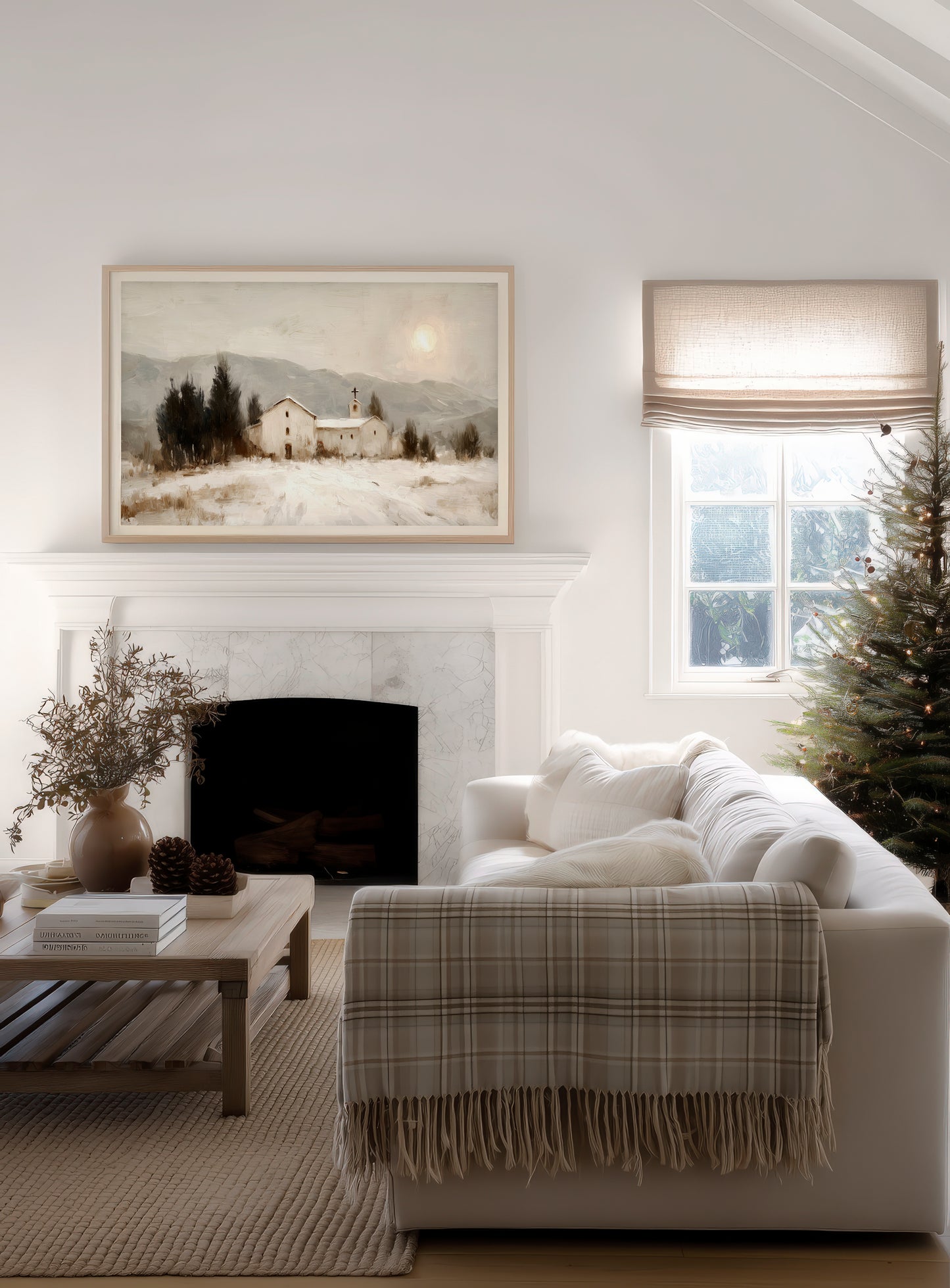 winter chapel - print