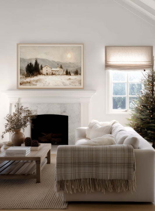 Winter Chapel - print