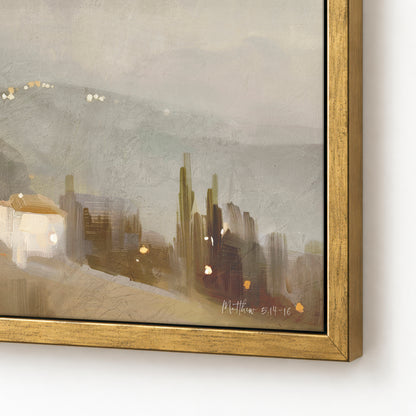 City On A Hill - canvas