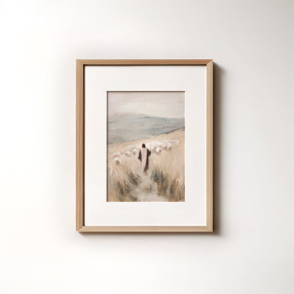 Safe In His Care - print