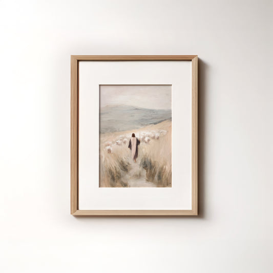 Safe In His Care - print