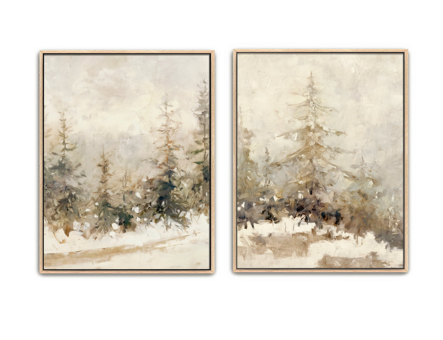 in every season, i will trust the lord (set of two canvases)