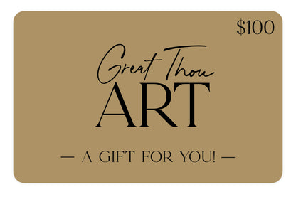 Great Thou Art - E-Gift Card