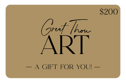 Great Thou Art - E-Gift Card