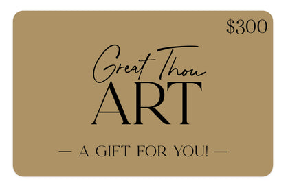 Great Thou Art - E-Gift Card