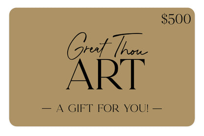 Great Thou Art - E-Gift Card