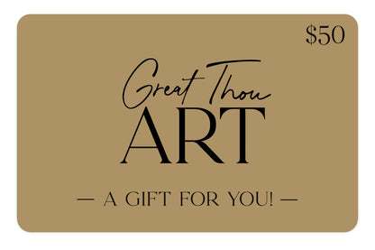 Great Thou Art - E-Gift Card