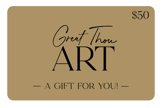 Great Thou Art - E-Gift Card
