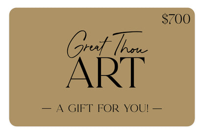 Great Thou Art - E-Gift Card