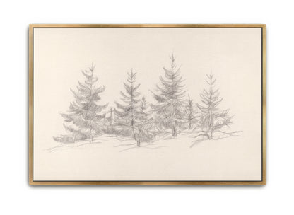 Cedars of Christmas - canvas