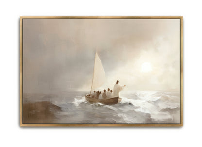 Jesus Calms The Storm - canvas
