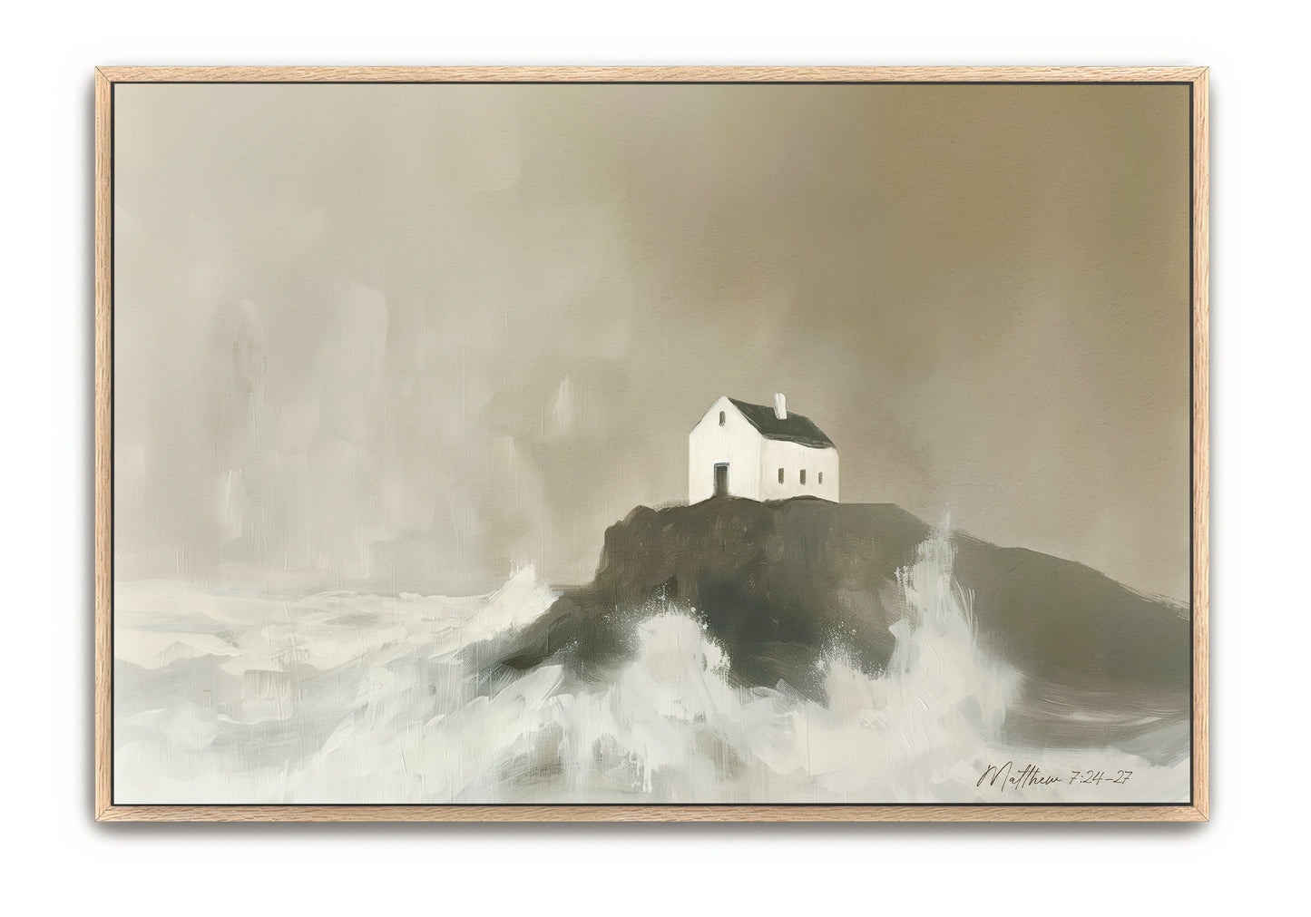 house on the rock - canvas