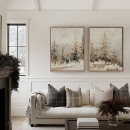 In every season, I will trust the Lord (Set of two canvases)