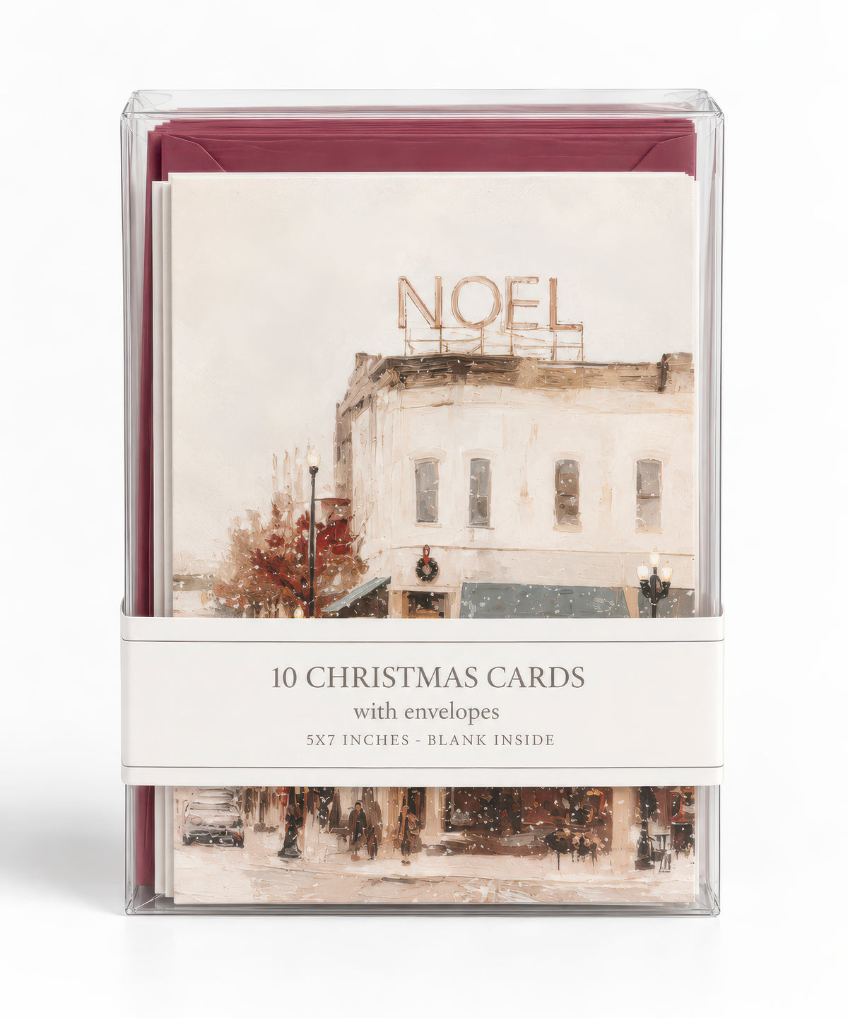 christmas cards - noel, set of 10 cards