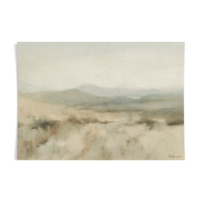 Lift Up Your Eyes To The Hills - print