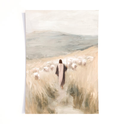 Safe In His Care - print