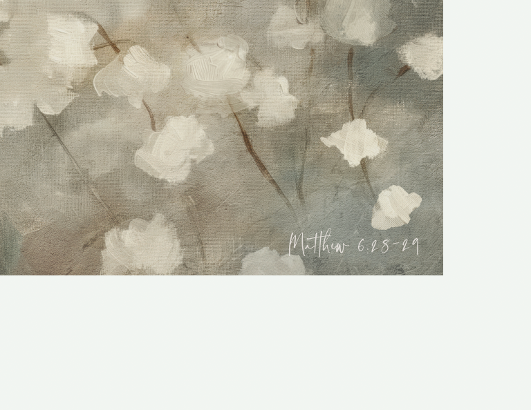 lily of the valley - canvas
