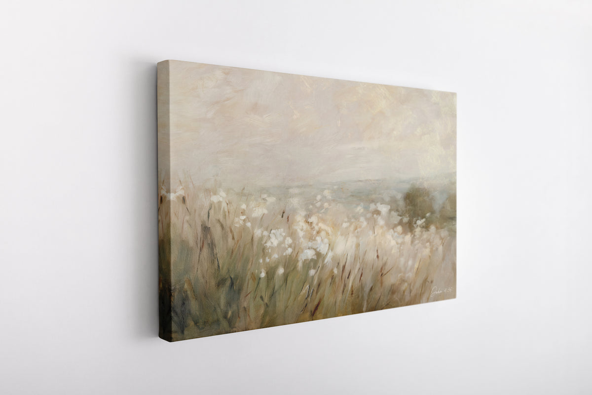 white for harvest  - canvas