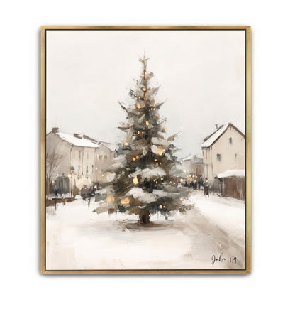 Village Tree - Canvas