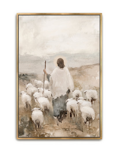 The Shepherd's Devotion - canvas