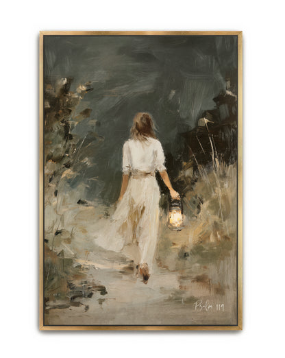 Lamp Unto My Feet - canvas