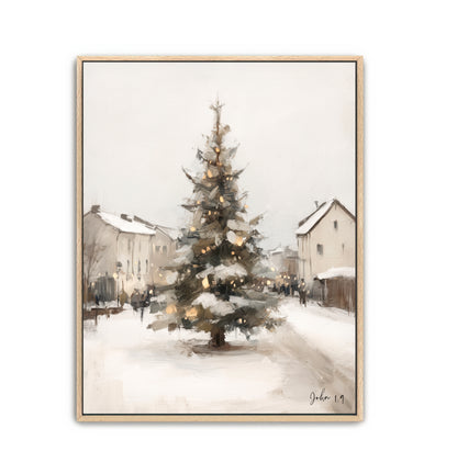 Village Tree - Canvas