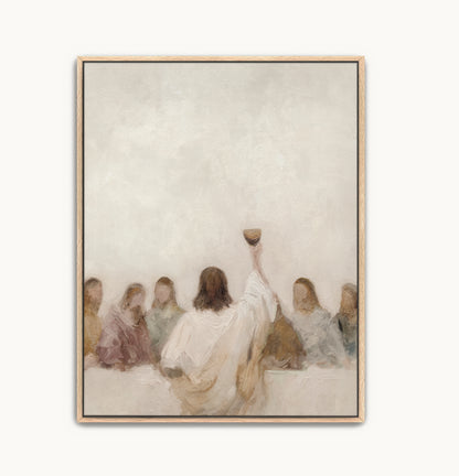 Cup of the Covenant - canvas (Last supper)