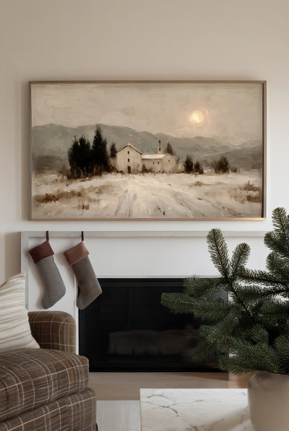 Winter Chapel - Digital Download for Samsung Frame TV