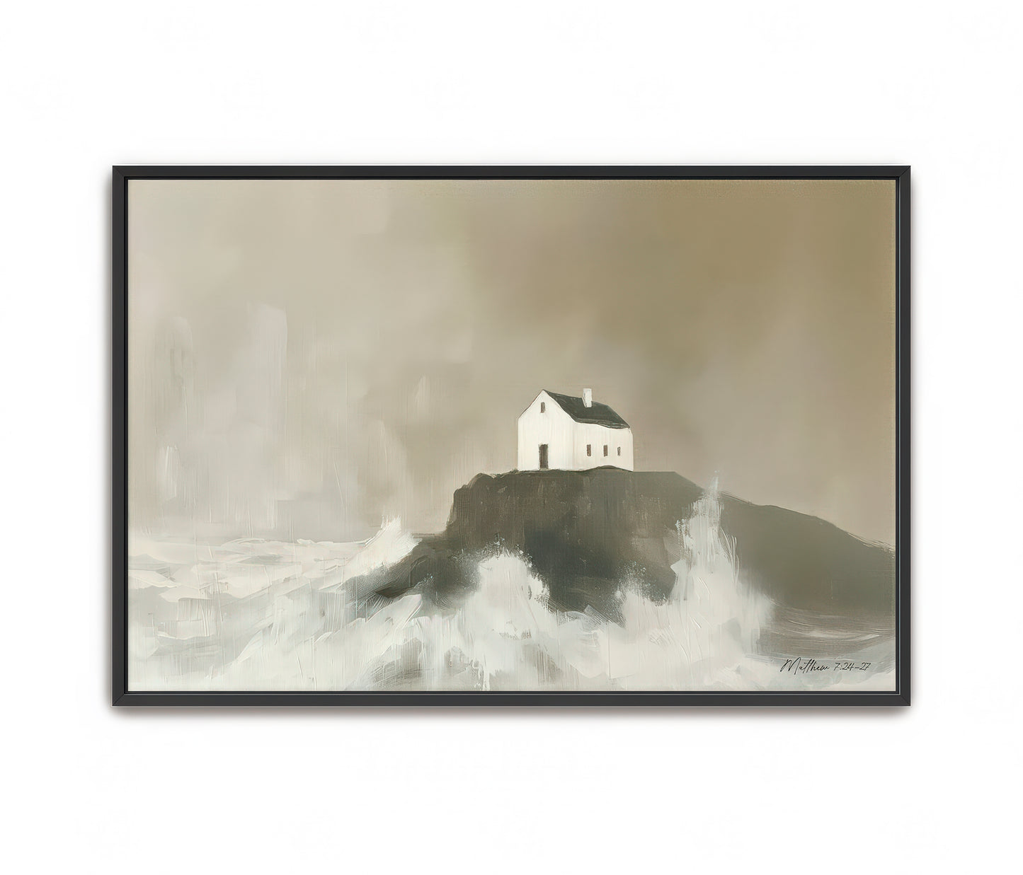 house on the rock - canvas
