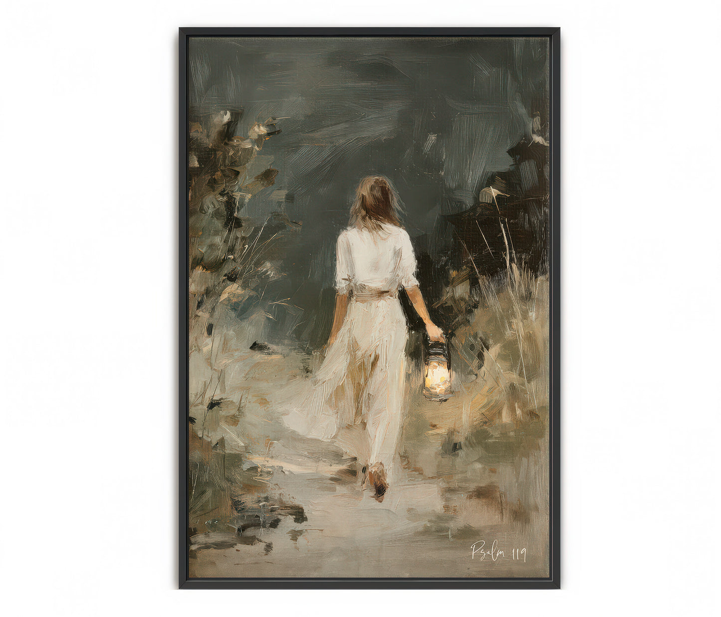 lamp unto my feet - canvas