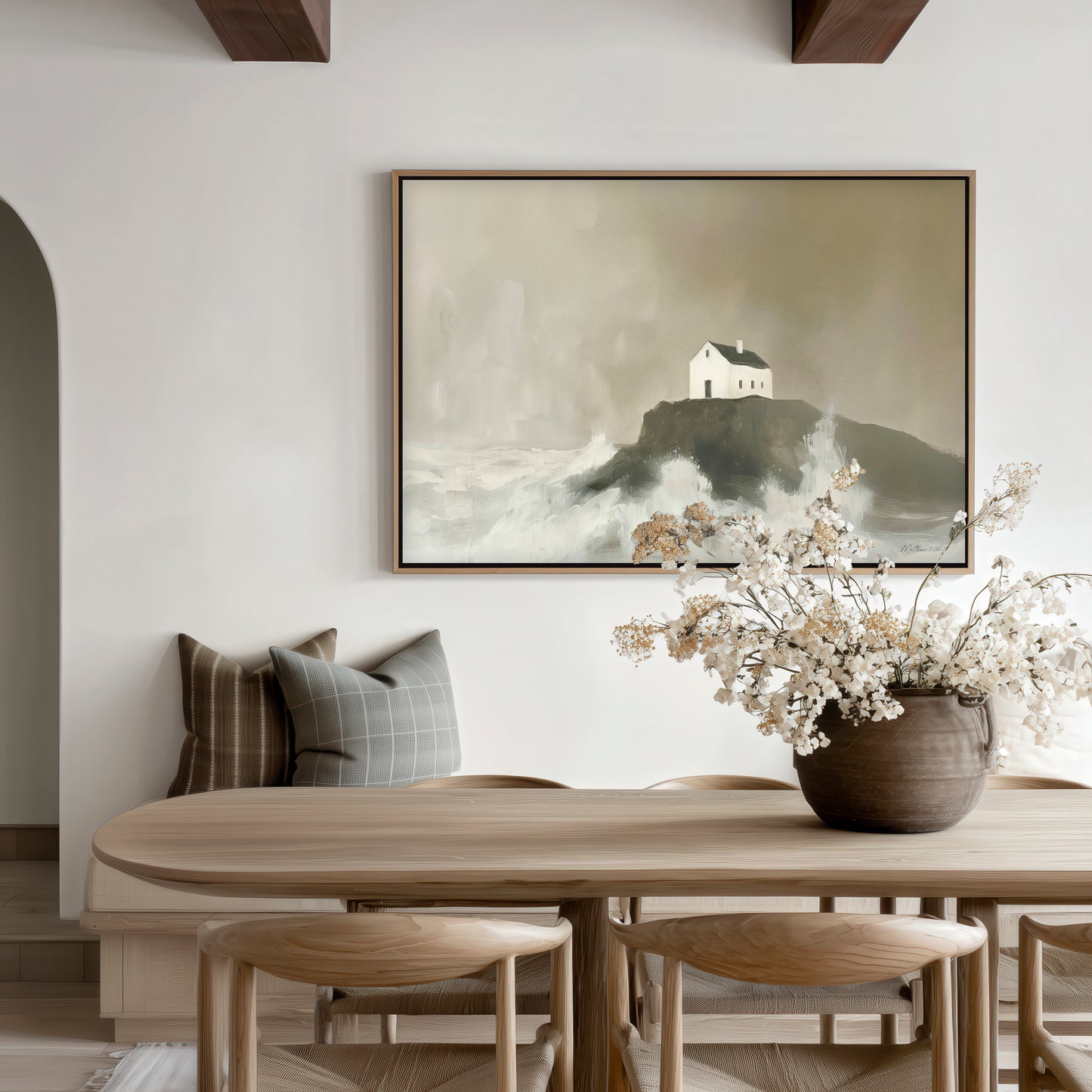 house on the rock - canvas