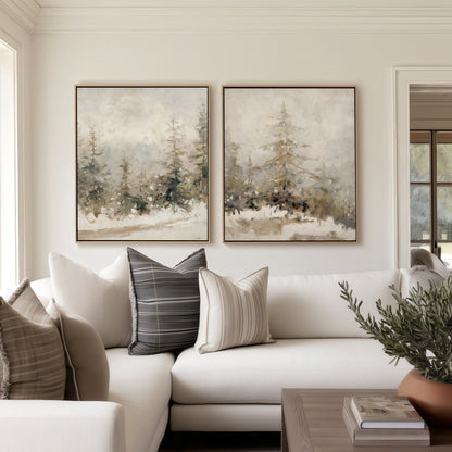 In every season, I will trust the Lord (Set of two canvases)