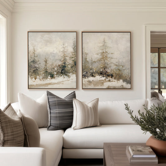 In every season, I will trust the Lord (Set of two canvases)