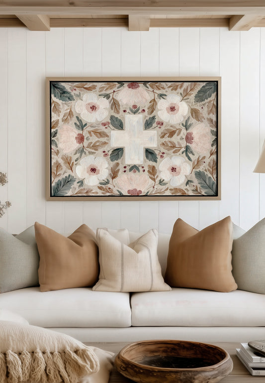 A Christ Centered Home - Garden (canvas)