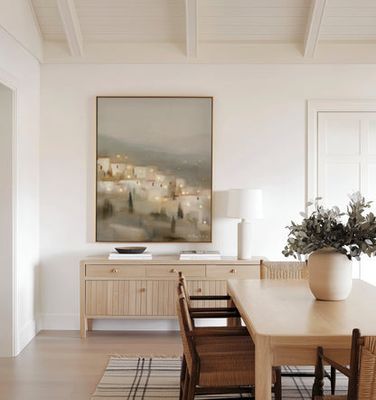 City On A Hill (2) - canvas VERTICAL