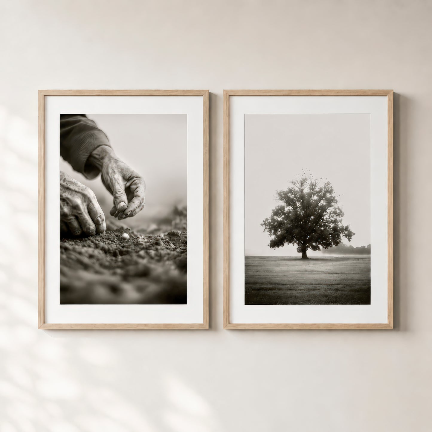 mustard seed - set of prints