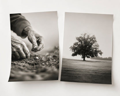 Mustard Seed - set of prints