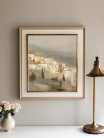 City On A Hill 2- (vertical) print