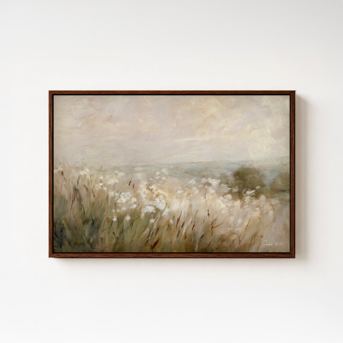 white for harvest  - canvas