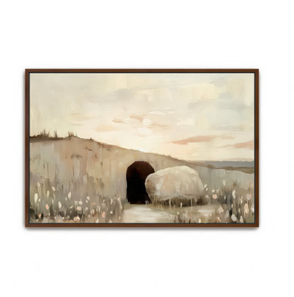He is Risen - canvas