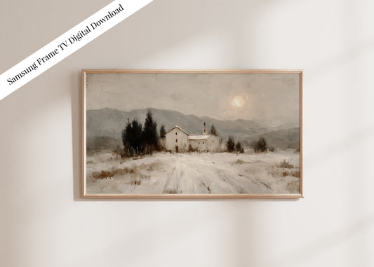 Winter Chapel - Digital Download for Samsung Frame TV